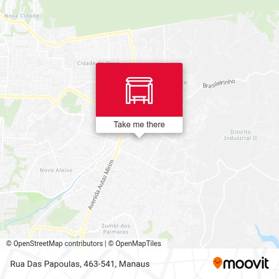 Rua Das Papoulas, 463-541 map