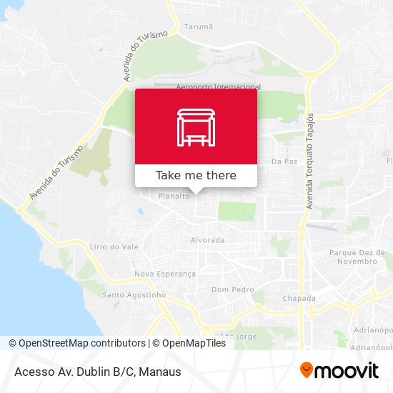 Mapa Acesso Av. Dublin B/C