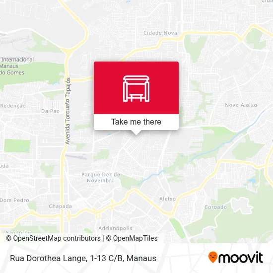 Rua Dorothea Lange, 1-13 C/B map