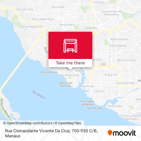 Rua Comandante Vicente Da Cruz, 700-930 C / B map
