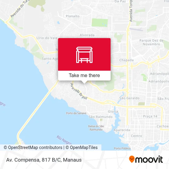 Av. Compensa, 817 B/C map