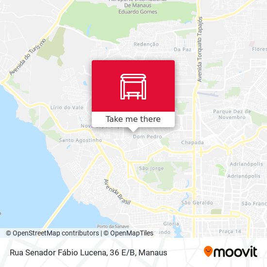 Mapa Rua Senador Fábio Lucena, 36 E / B