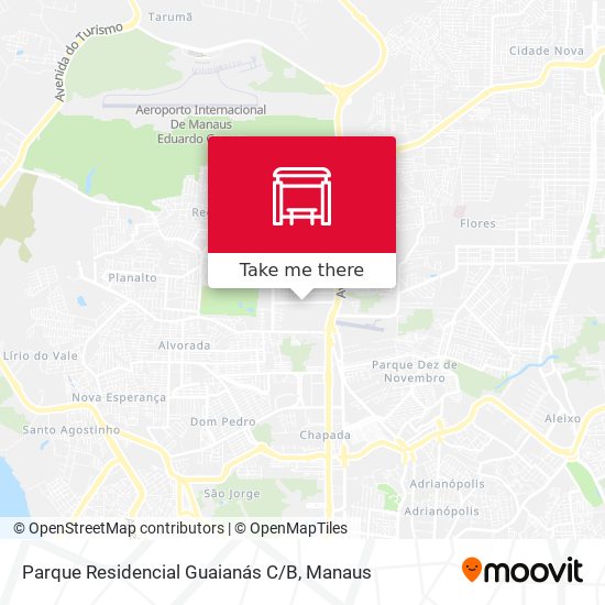 Parque Residencial Guaianás C / B map