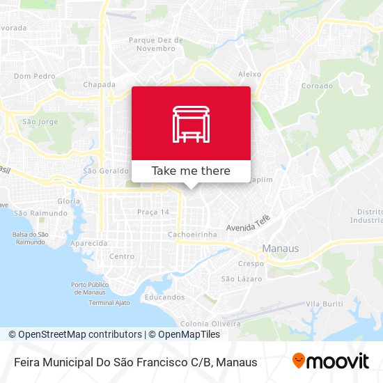 Feira Municipal Do São Francisco C / B map