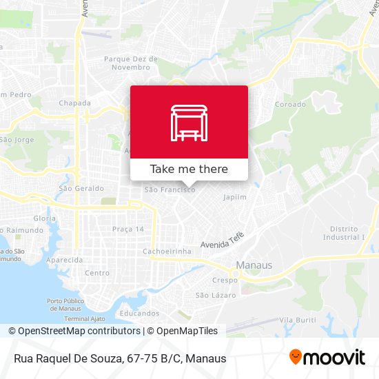Rua Raquel De Souza, 67-75 B/C map