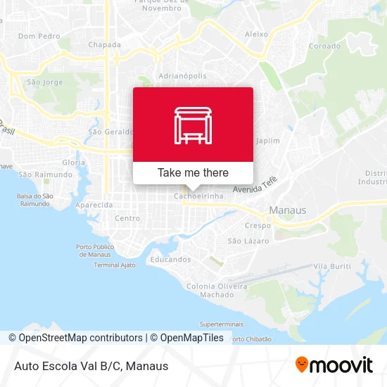 Auto Escola Val B/C map