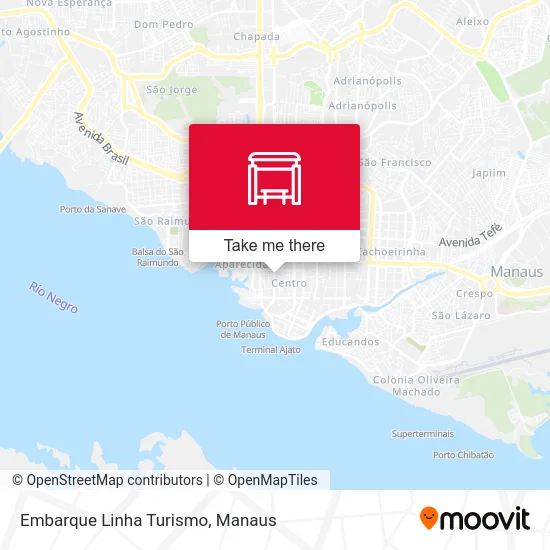 Embarque Linha Turismo map