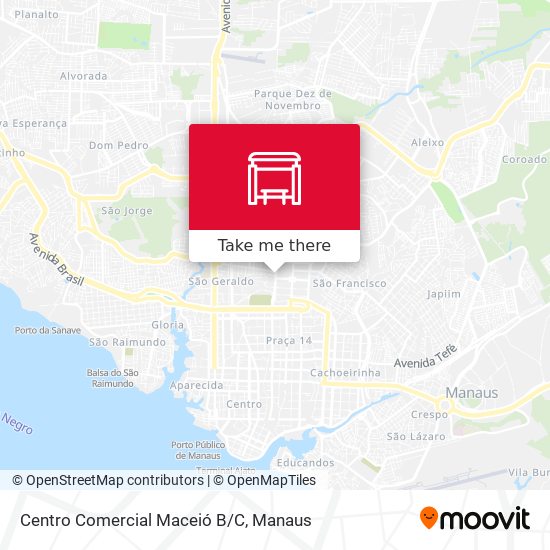 Mapa Centro Comercial Maceió B/C
