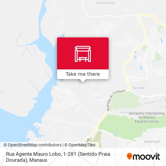 Rua Agente Mauro Lobo, 1-281 (Sentido Praia Dourada) map