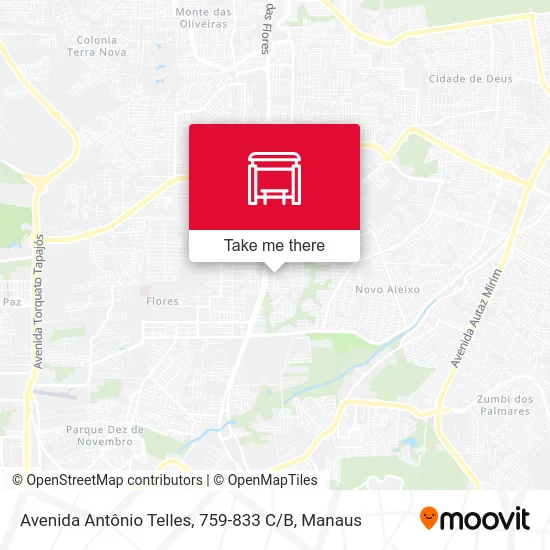 Avenida Antônio Telles, 759-833 C / B map