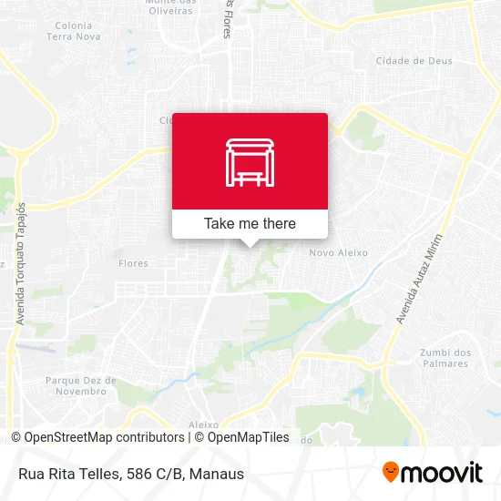 Rua Rita Telles, 586 C/B map