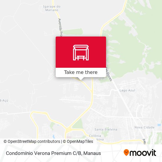 Mapa Condomínio Verona Premium C/B