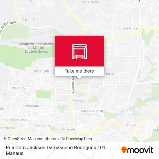Rua Dom Jackson Damasceno Rodrigues 101 map