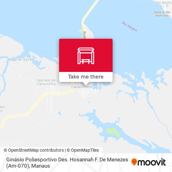 Ginásio Poliesportivo Des. Hosannah F. De Menezes (Am-070) map