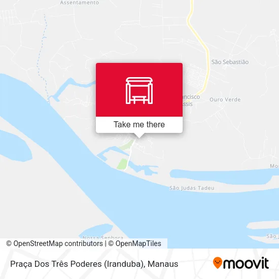 Praça Dos Três Poderes (Iranduba) map