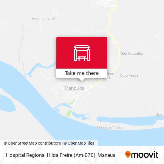 Mapa Hospital Regional Hilda Freire (Am-070)