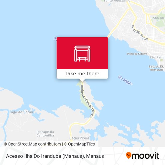 Acesso Ilha Do Iranduba (Manaus) map