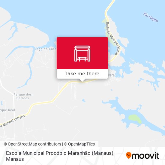 Mapa Escola Municipal Procópio Maranhão (Manaus)