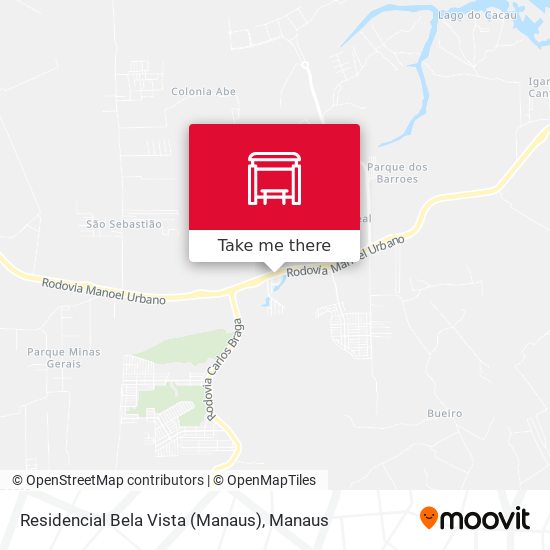 Residencial Bela Vista (Manaus) map