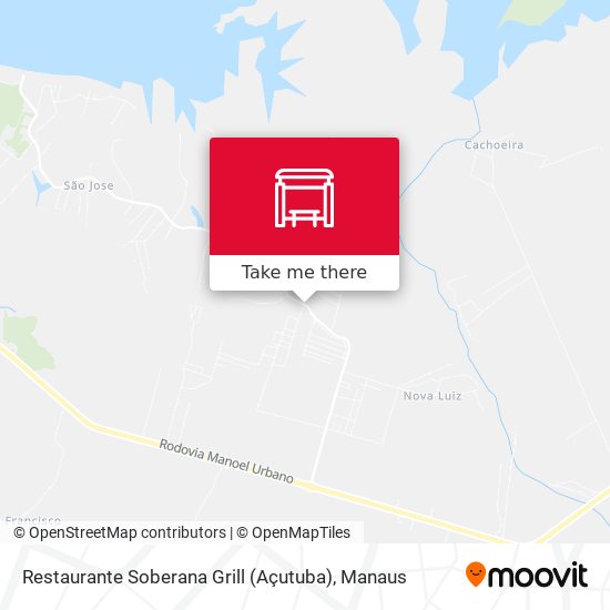 Restaurante Soberana Grill (Açutuba) map