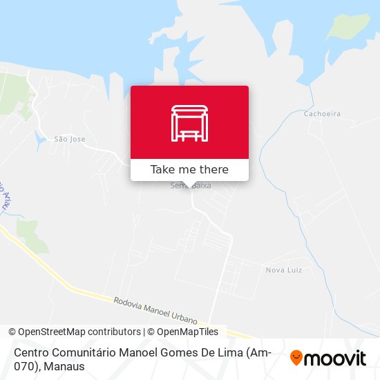 Centro Comunitário Manoel Gomes De Lima (Am-070) map