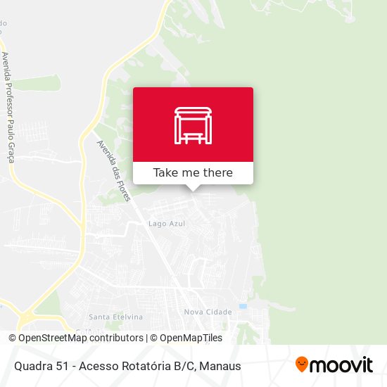 Quadra 51 - Acesso Rotatória B / C map