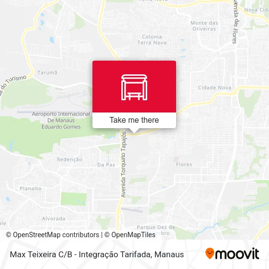 Max Teixeira C / B - Integração Tarifada map