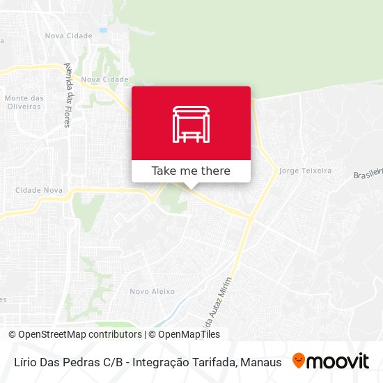 Lírio Das Pedras C / B - Integração Tarifada map