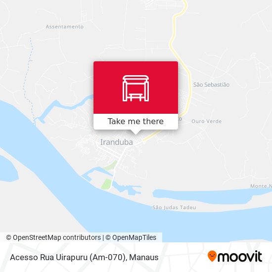 Mapa Acesso Rua Uirapuru (Am-070)