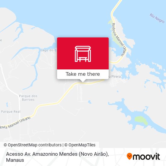 Acesso Av. Amazonino Mendes (Novo Airão) map