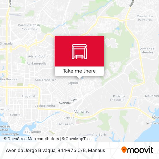 Mapa Avenida Jorge Biváqua, 944-976 C / B