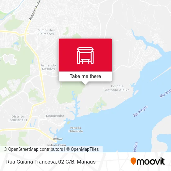 Rua Guiana Francesa, 02 C/B map