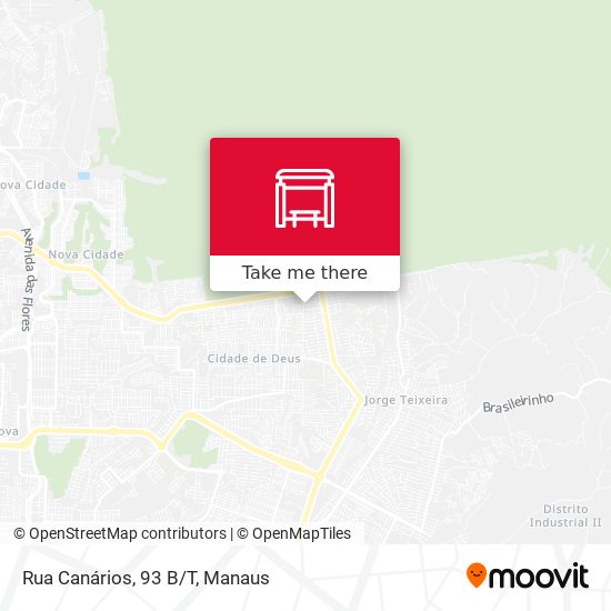 Rua Canários, 93 B/T map