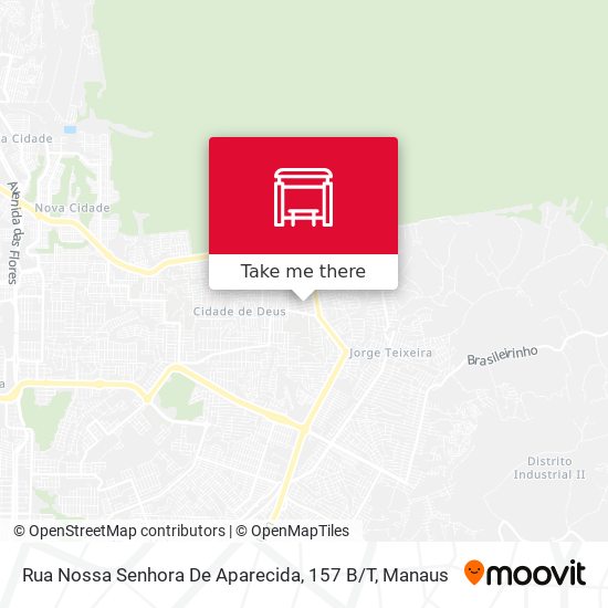 Rua Nossa Senhora De Aparecida, 157 B / T map