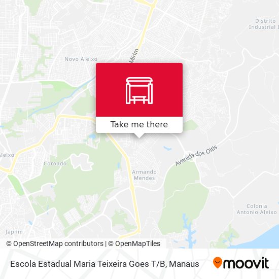 Mapa Escola Estadual Maria Teixeira Goes T / B