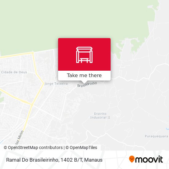 Ramal Do Brasileirinho, 1402 B / T map