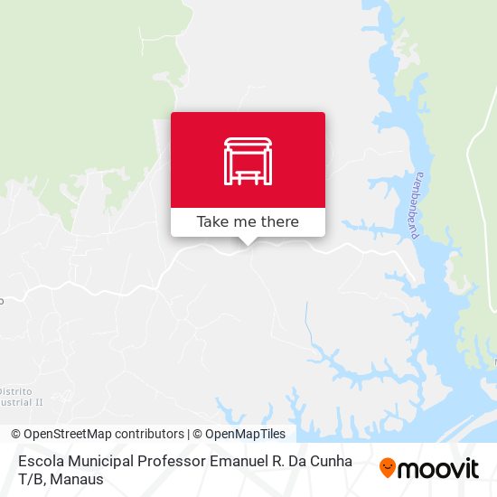 Mapa Escola Municipal Professor Emanuel R. Da Cunha T / B