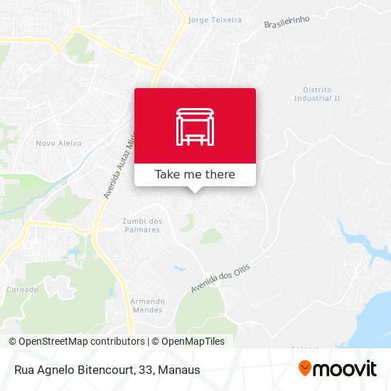 Rua Agnelo Bitencourt, 33 map