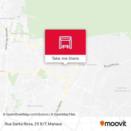 Rua Santa Rosa, 25 B/T map