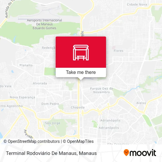 Terminal Rodoviário De Manaus map