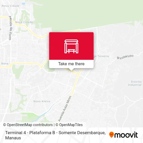 Terminal 4  - Plataforma B - Somente Desembarque map