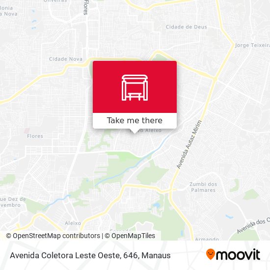Avenida Coletora Leste Oeste, 646 map