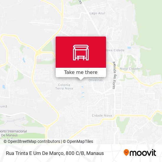 Rua Trinta E Um De Março, 800 C / B map