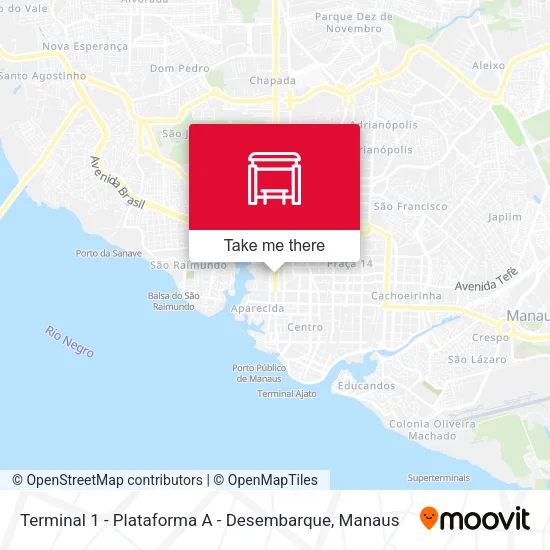 Terminal 1 - Plataforma A - Desembarque map