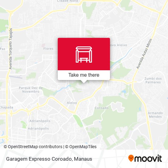 Garagem Expresso Coroado map