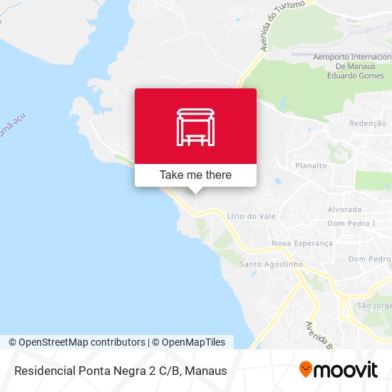 Residencial Ponta Negra 2 C/B map