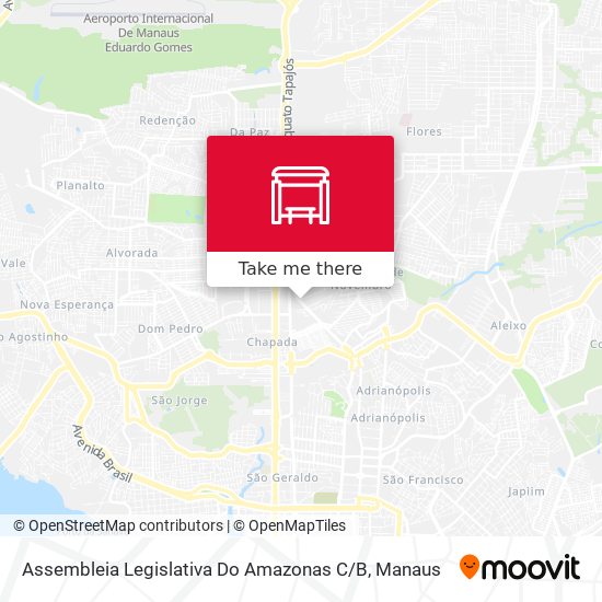 Assembleia Legislativa Do Amazonas C / B map