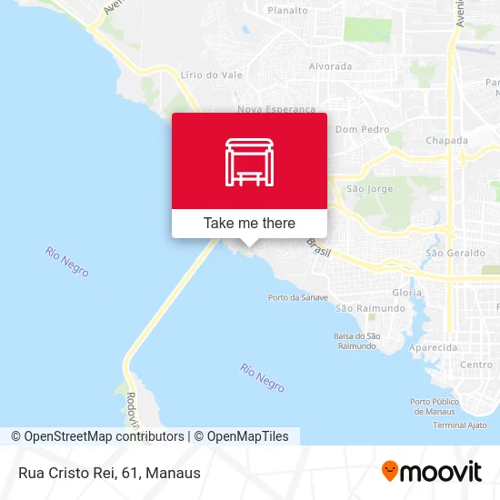 Rua Cristo Rei, 61 map