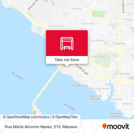 Rua Maria Amorim Neves, 519 map