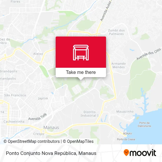 Ponto Conjunto Nova República map